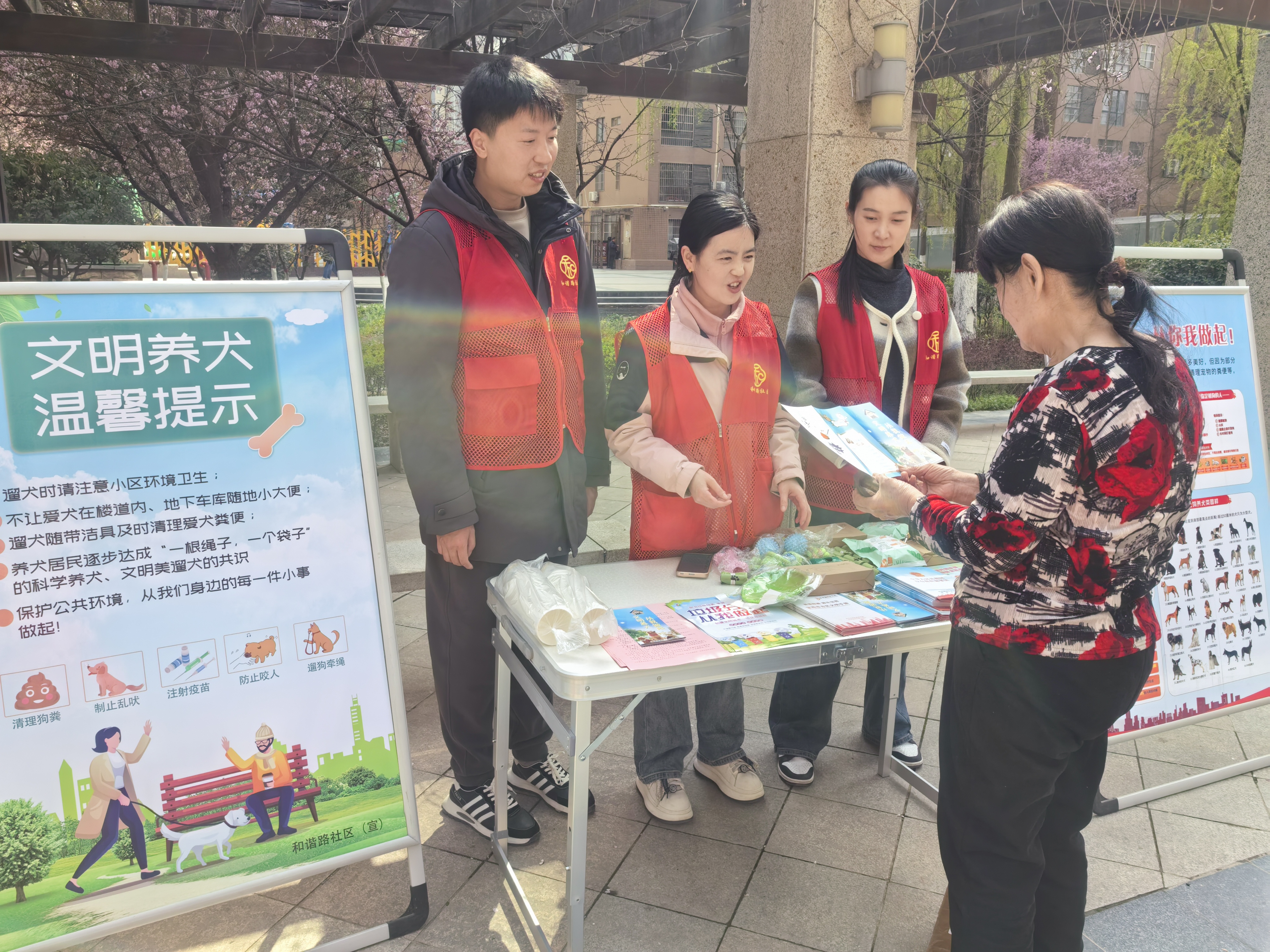 【百合行动】和谐路社区开展《宝鸡市文明行为促进条例》宣传活动 文明新风浸润辖区千家万户